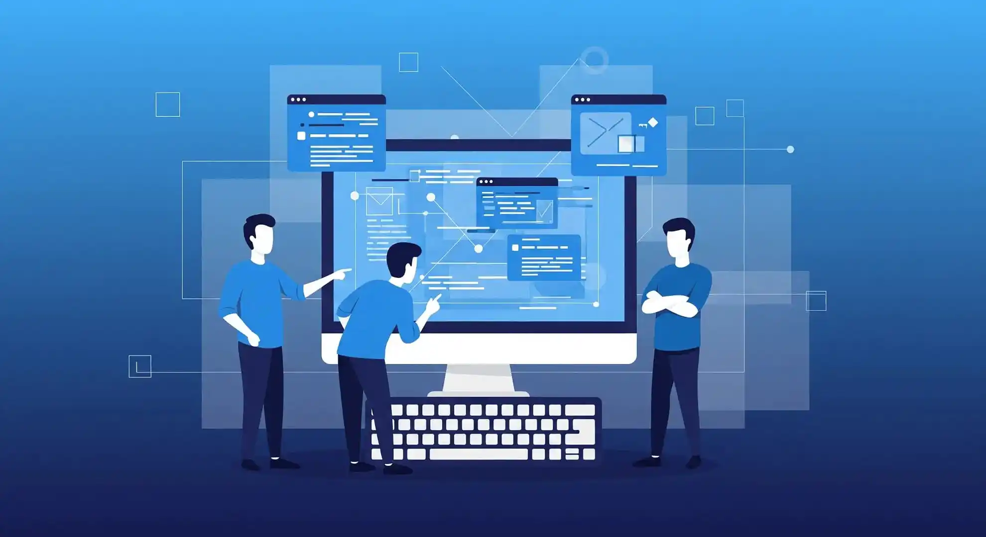 ParamStack web and cloud development team photo